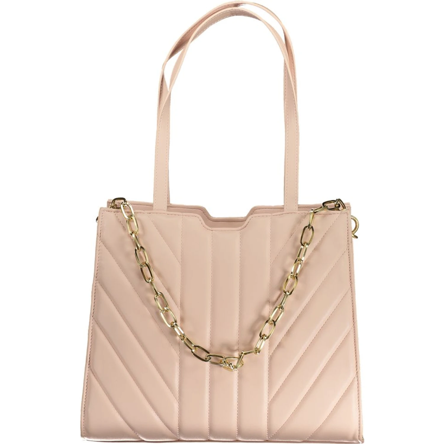 Pink Polyethylene Handbag