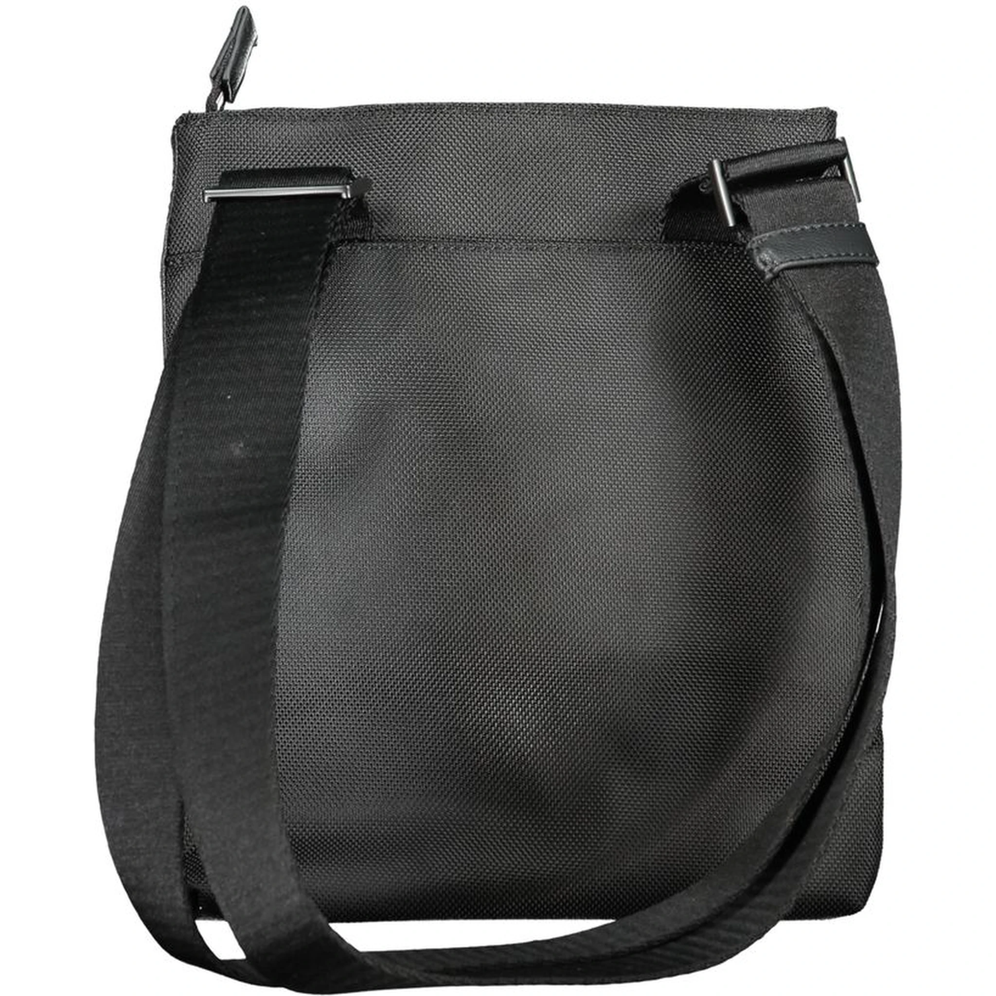 Black Polyester Shoulder Bag