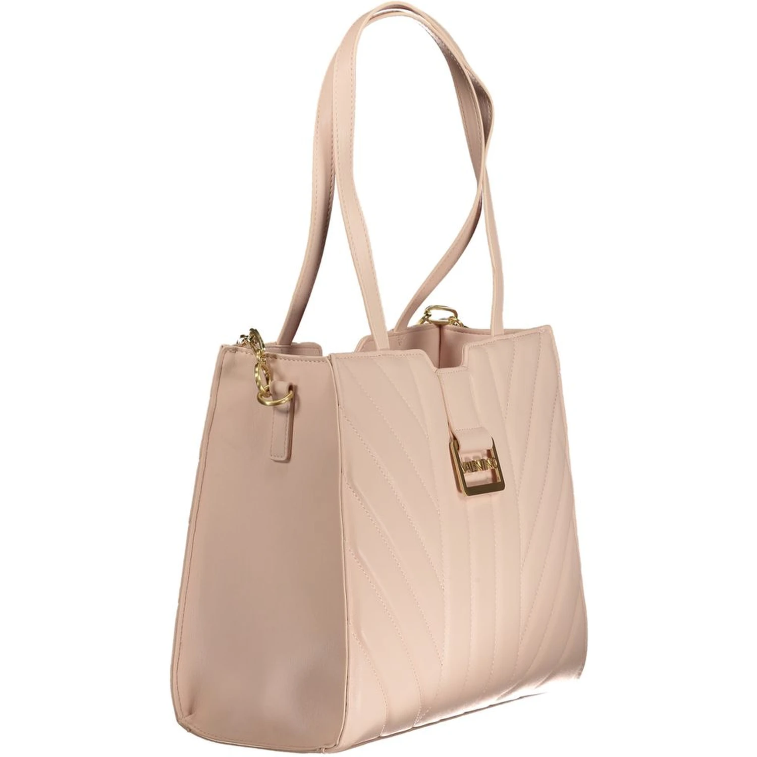 Pink Polyethylene Handbag