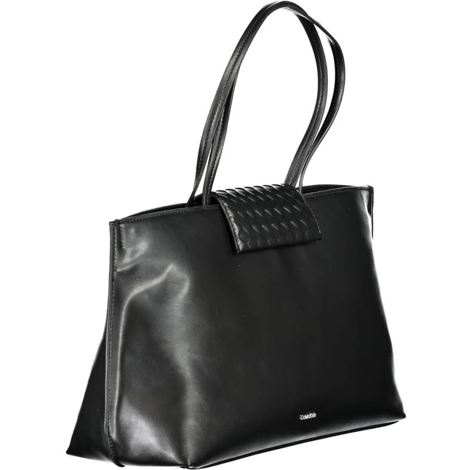 Black Polyester Handbag