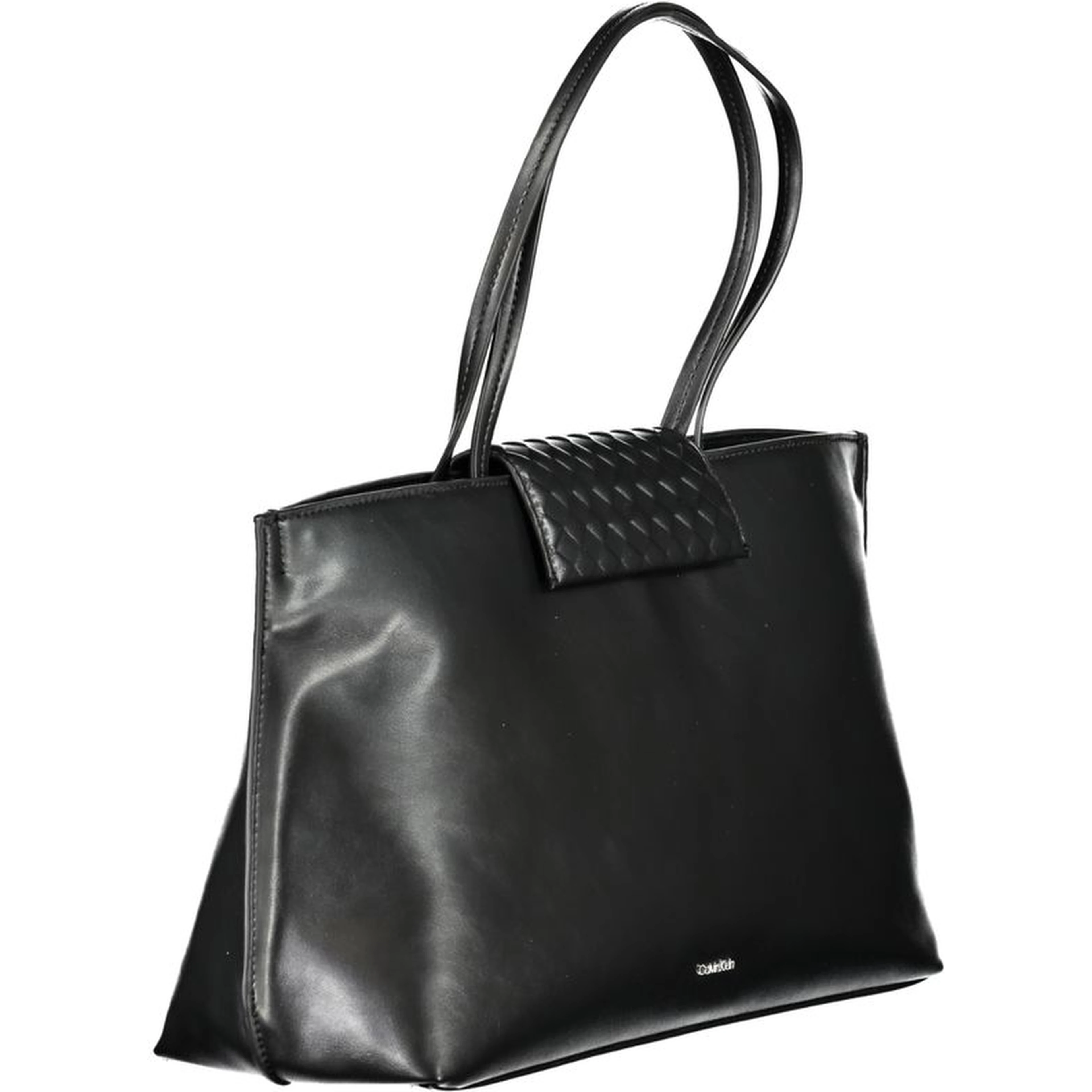 Black Polyester Handbag