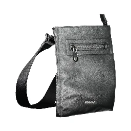 Black Polyester Shoulder Bag