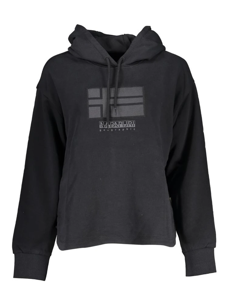 Black Cotton Women Sweater