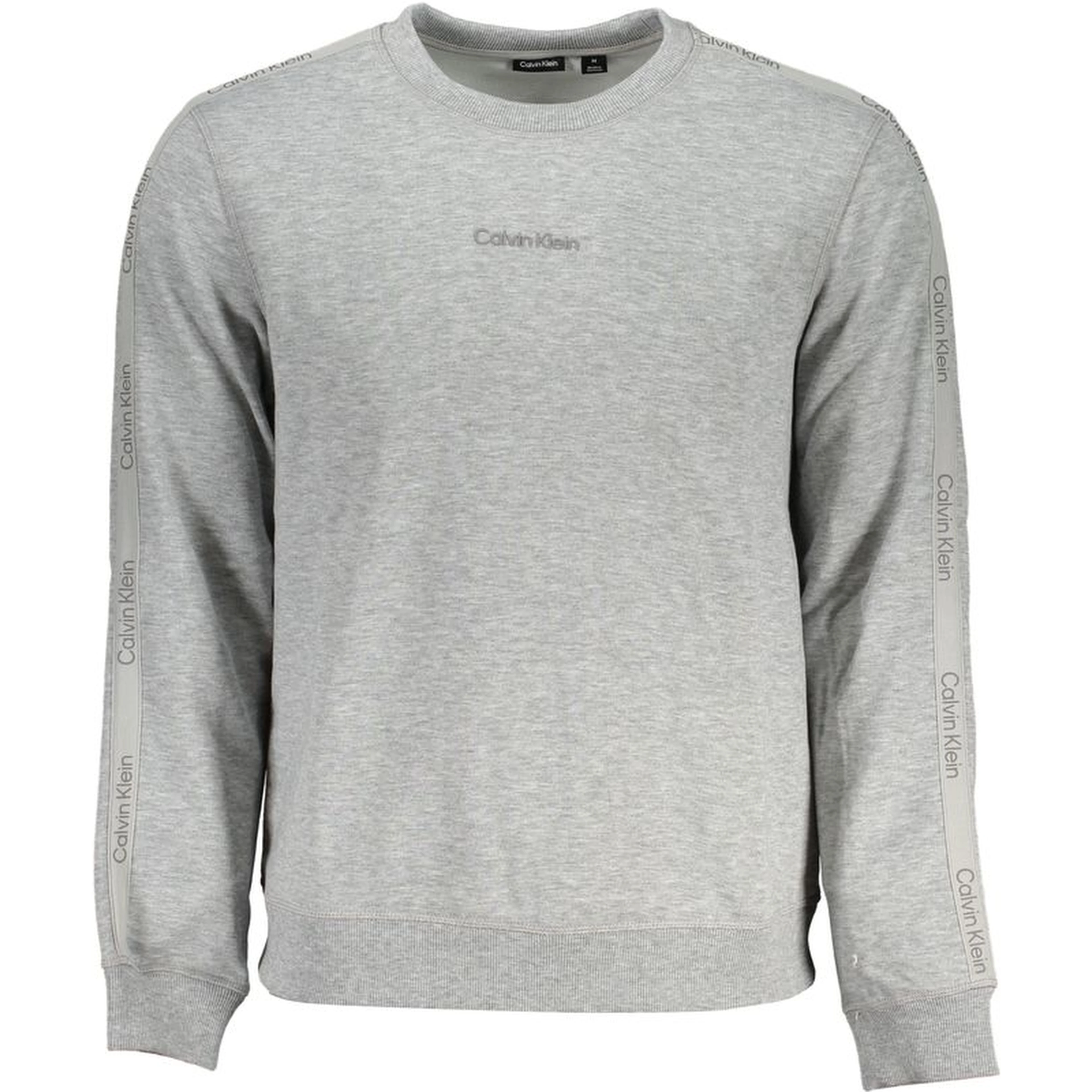 Gray Polyester Men Sweater