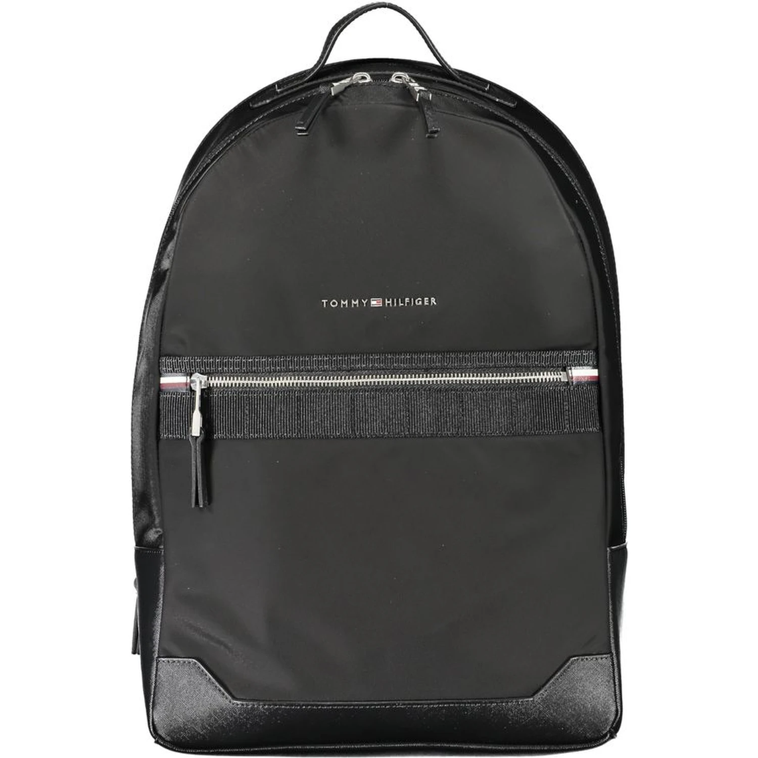 Black Polyester Backpack