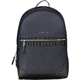 Blue Polyester Backpack