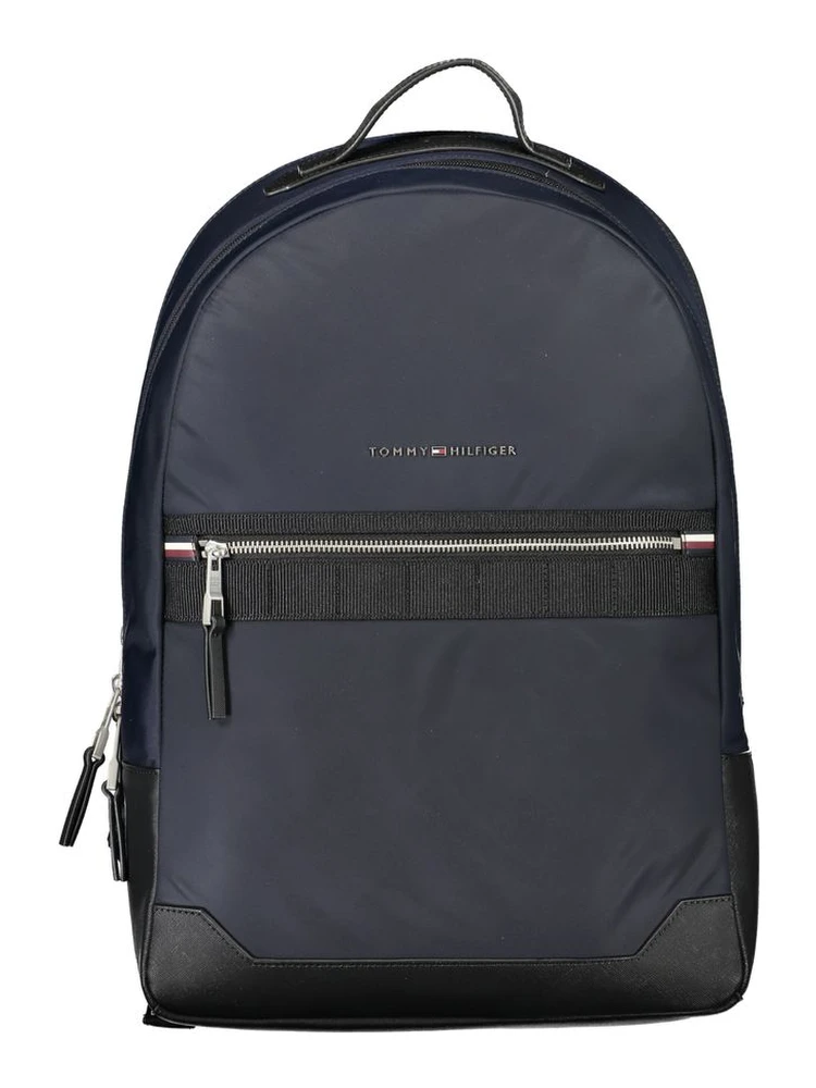Blue Polyester Backpack