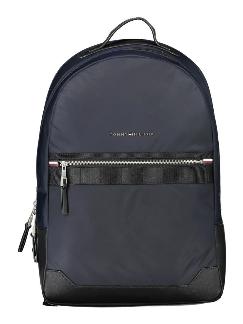 Blue Polyester Backpack