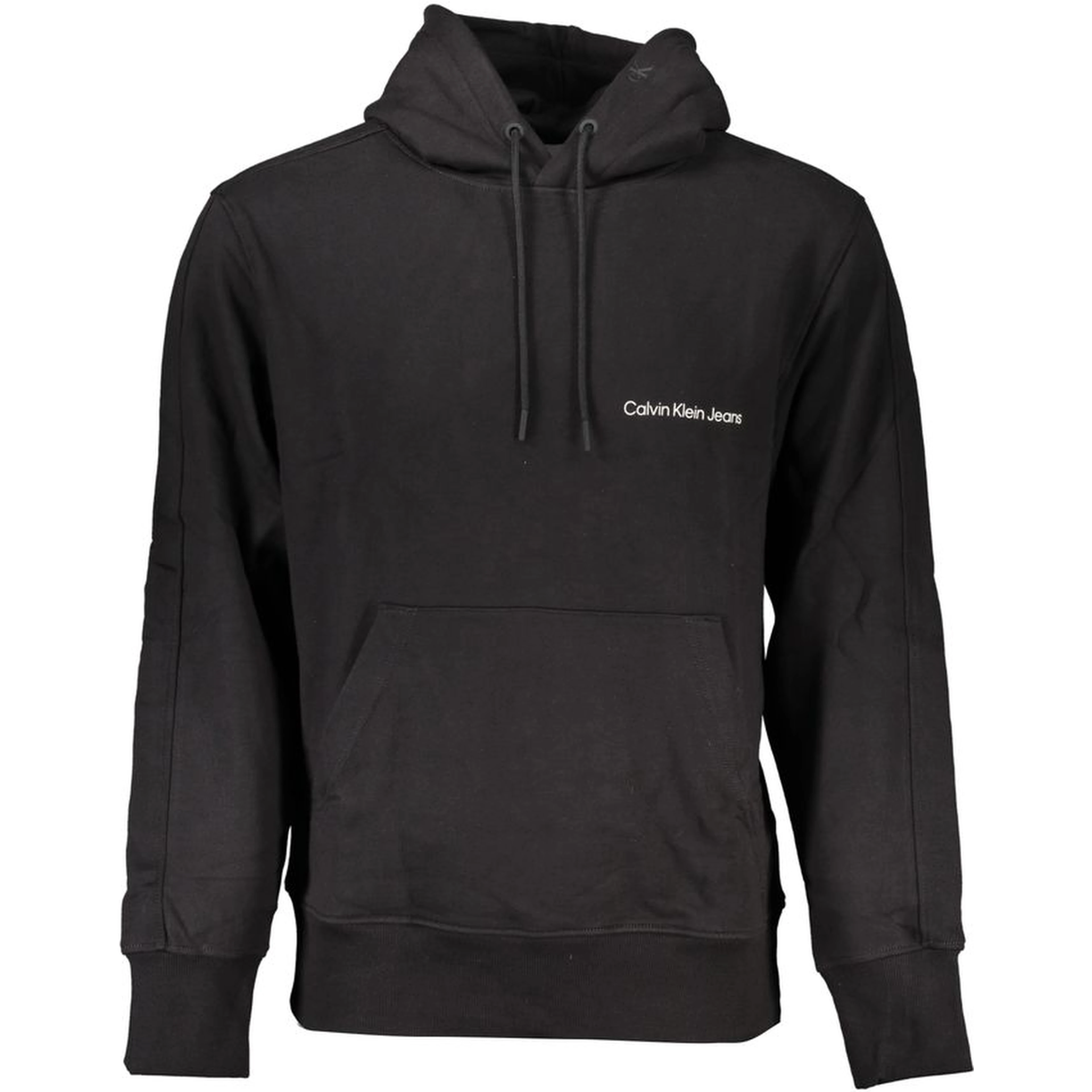 Black Cotton Men Sweater