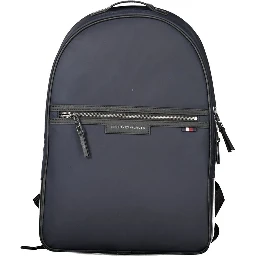 Blue Polyester Backpack
