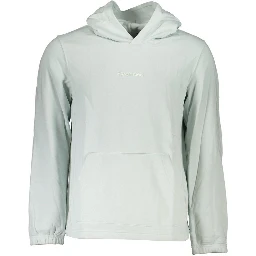 Green Cotton Men Sweater