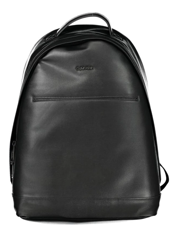 حقيبة ظهر سوداء من البوليستر