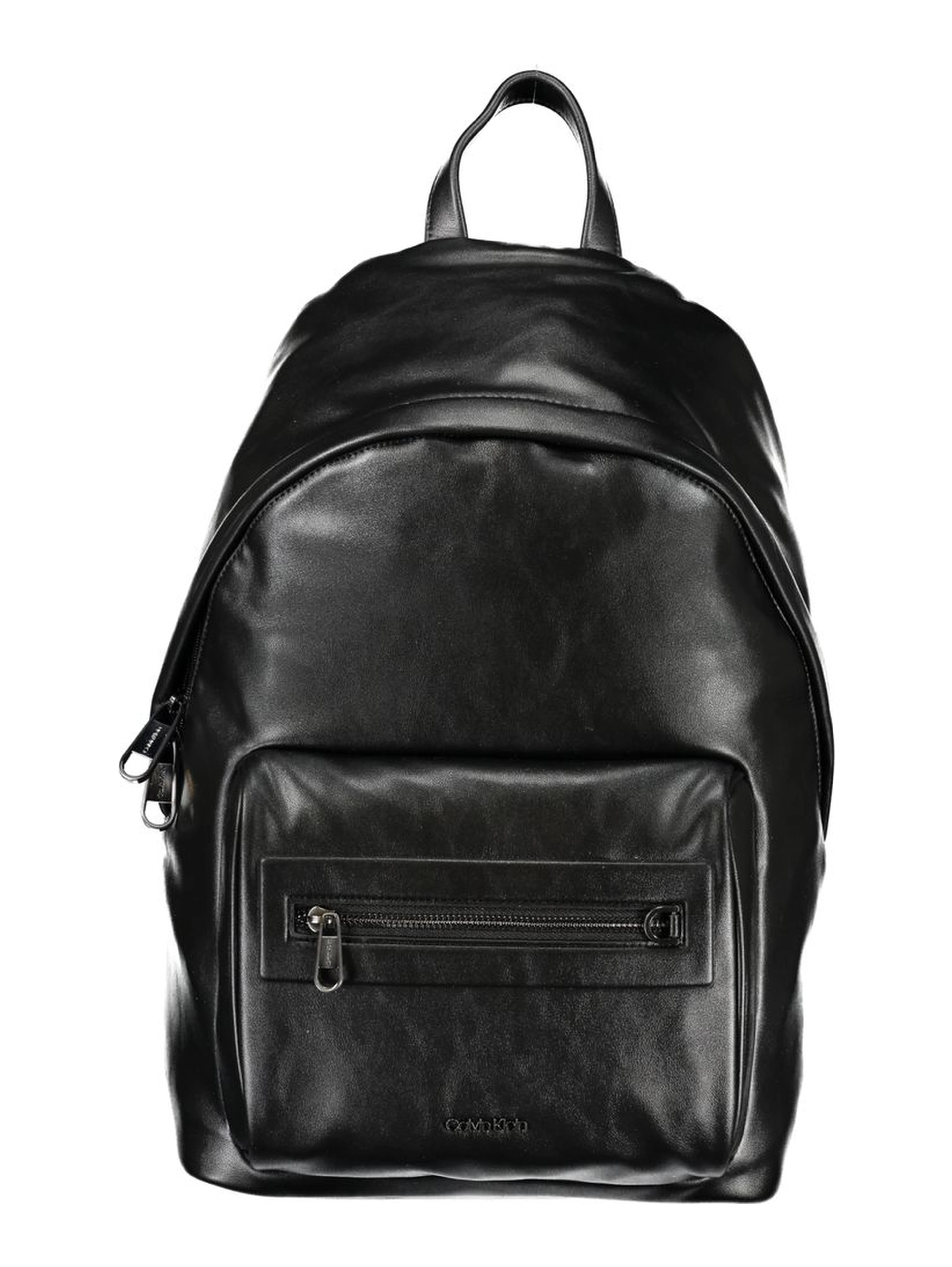 Black Polyester Backpack
