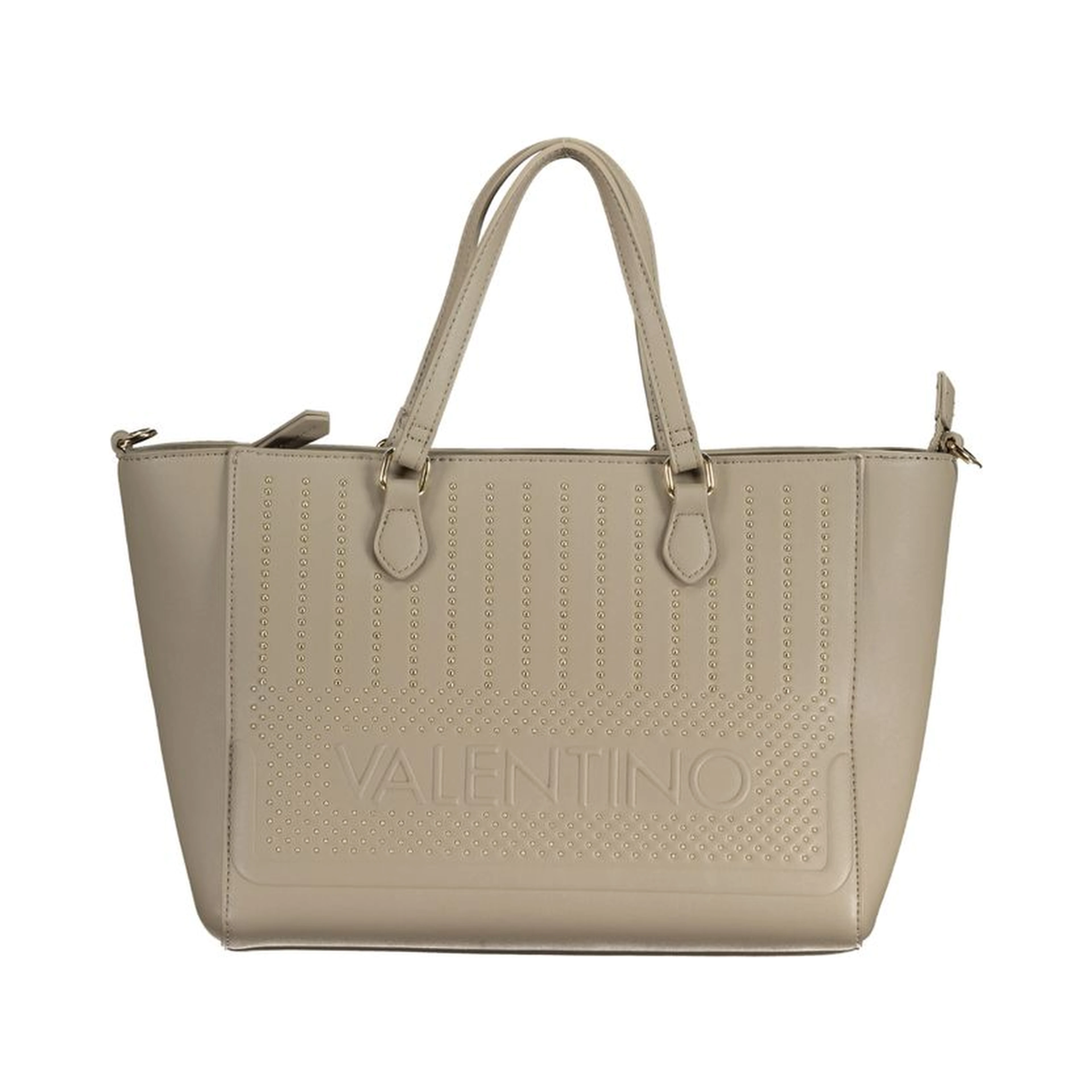 Beige Polyethylene Handbag