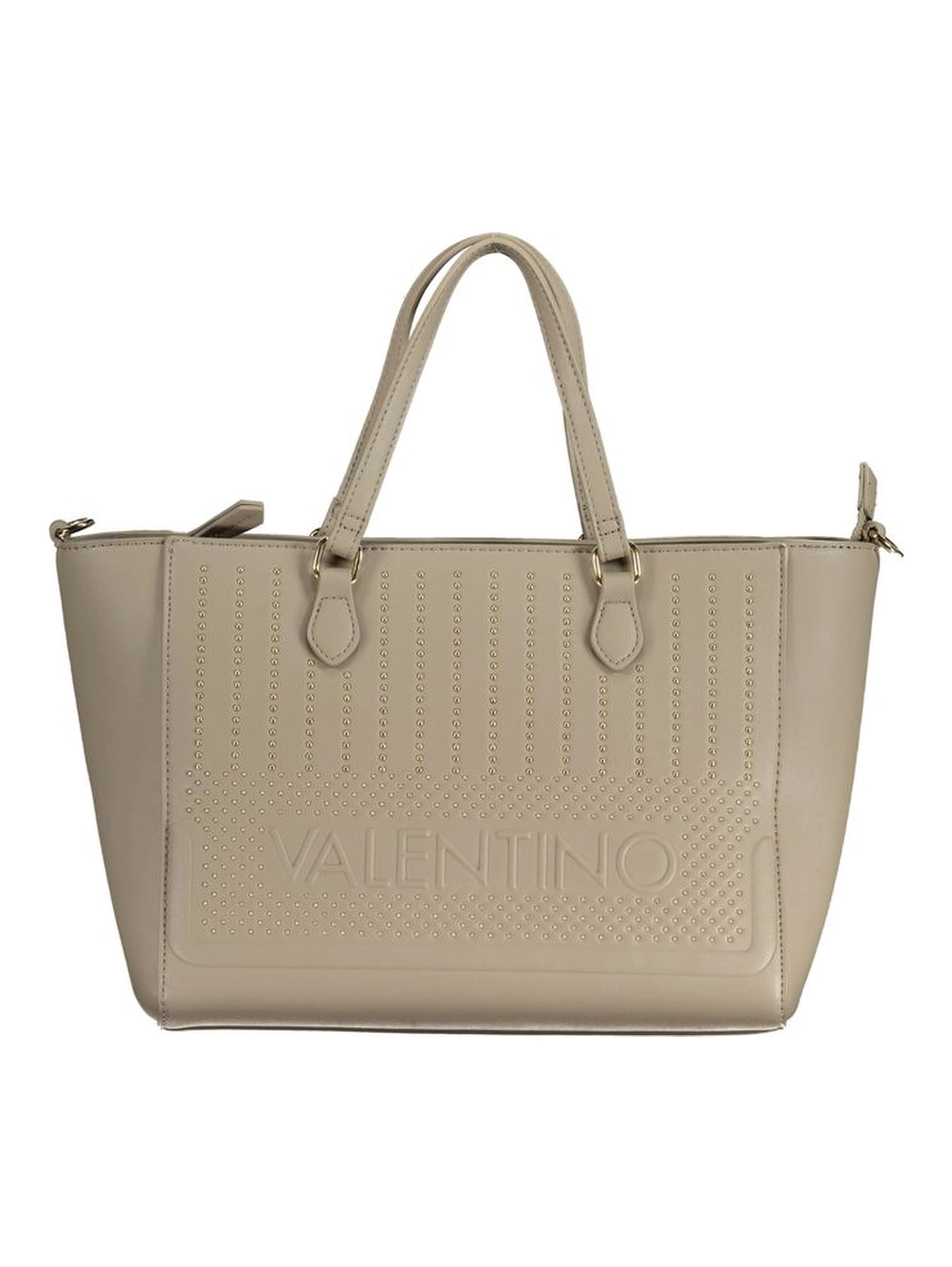 Beige Polyethylene Handbag