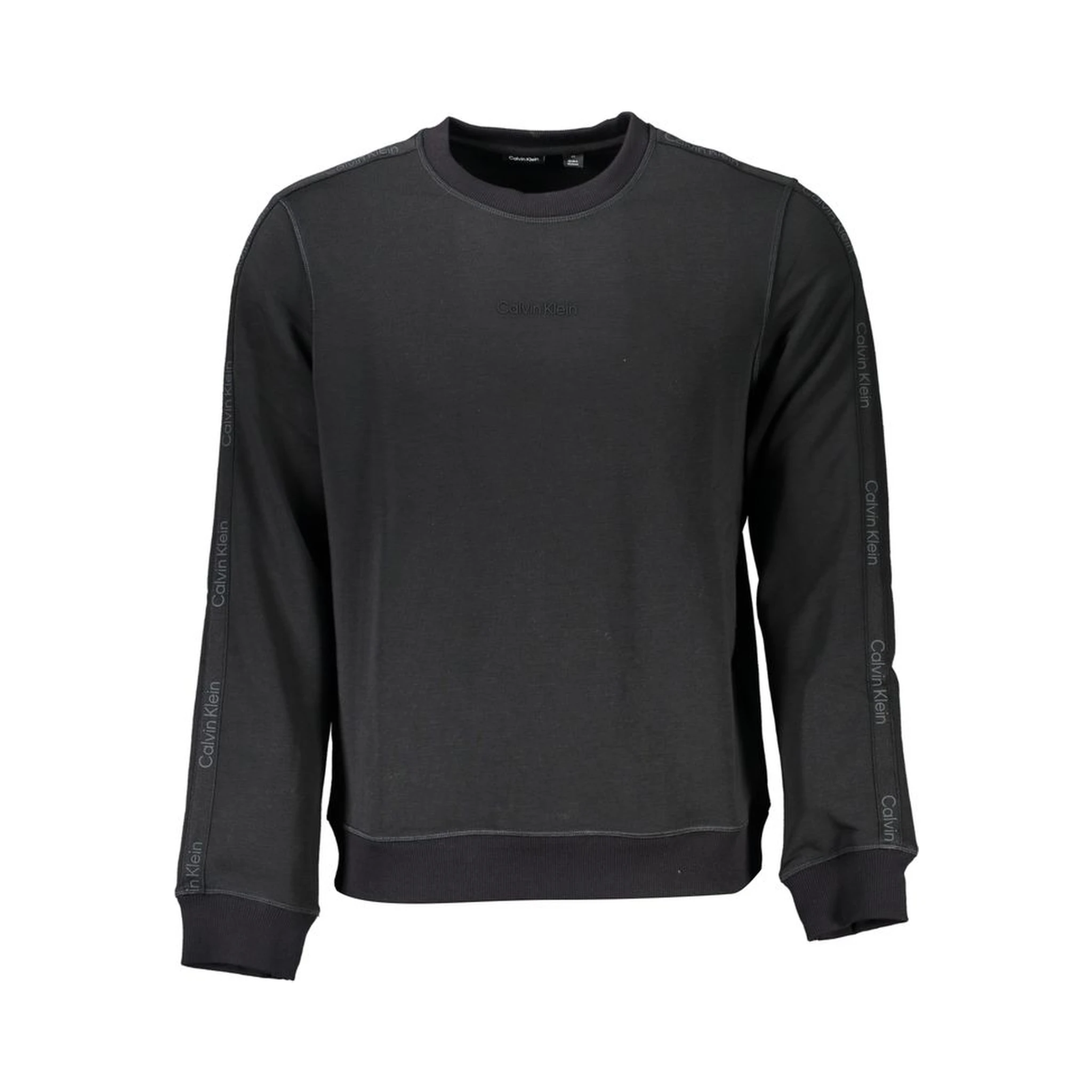 Black Polyester Men Sweater