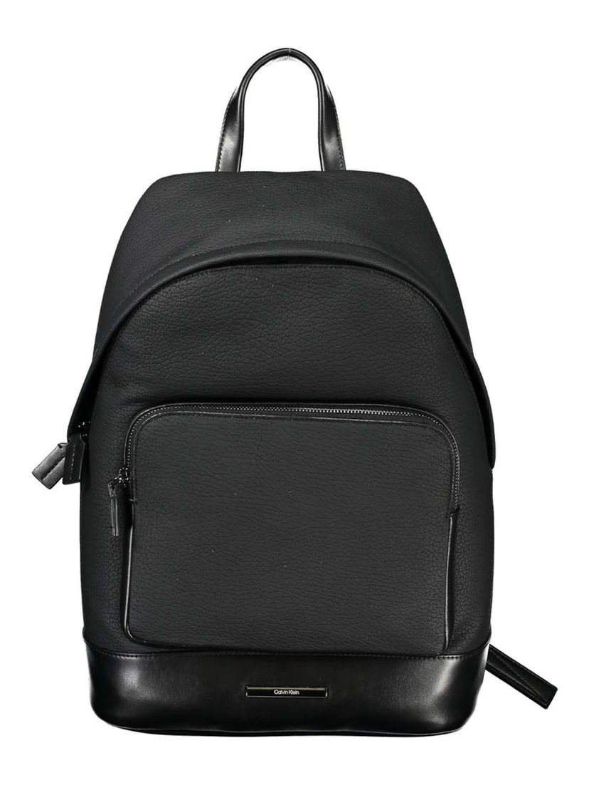 Black Polyester Backpack