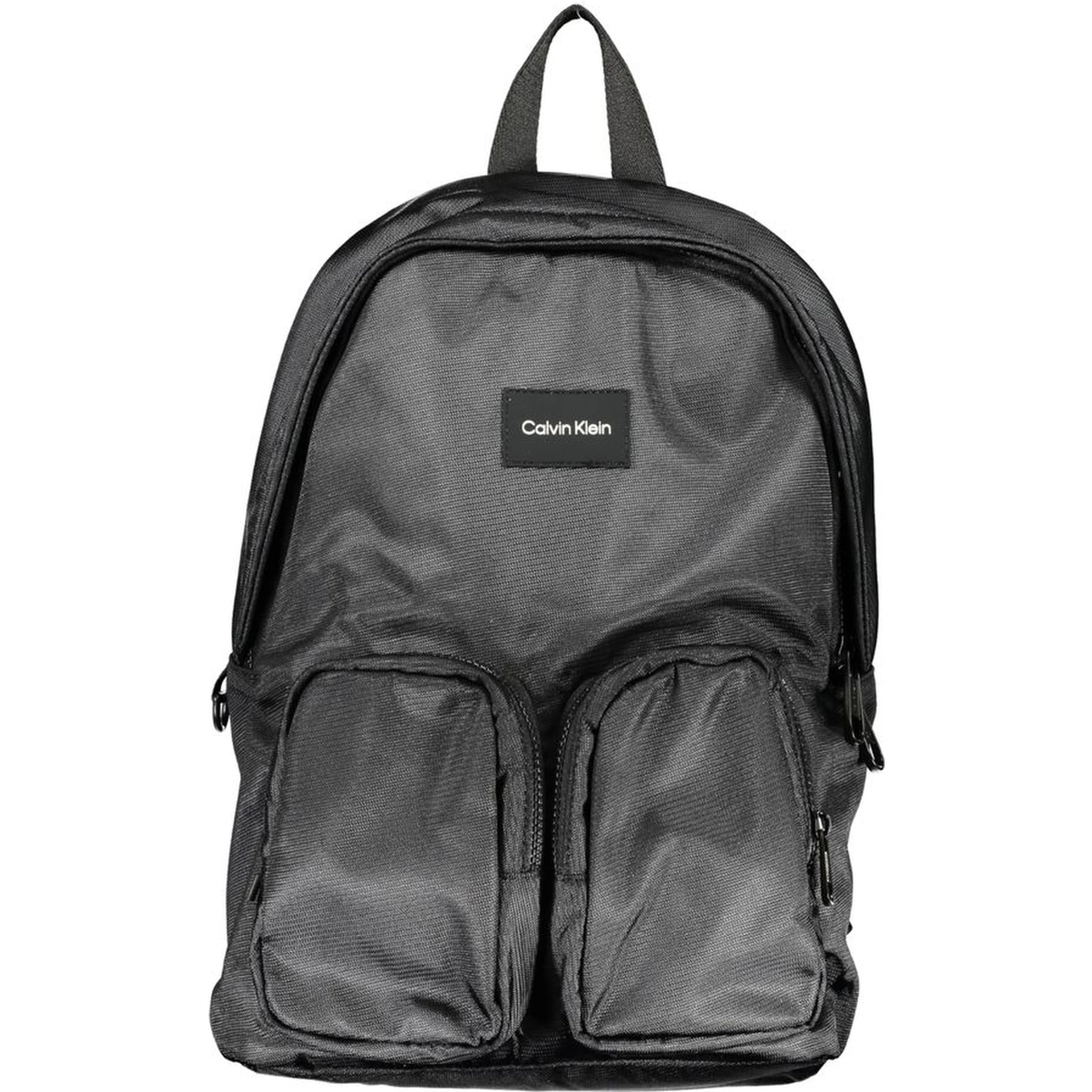 Black Polyester Backpack