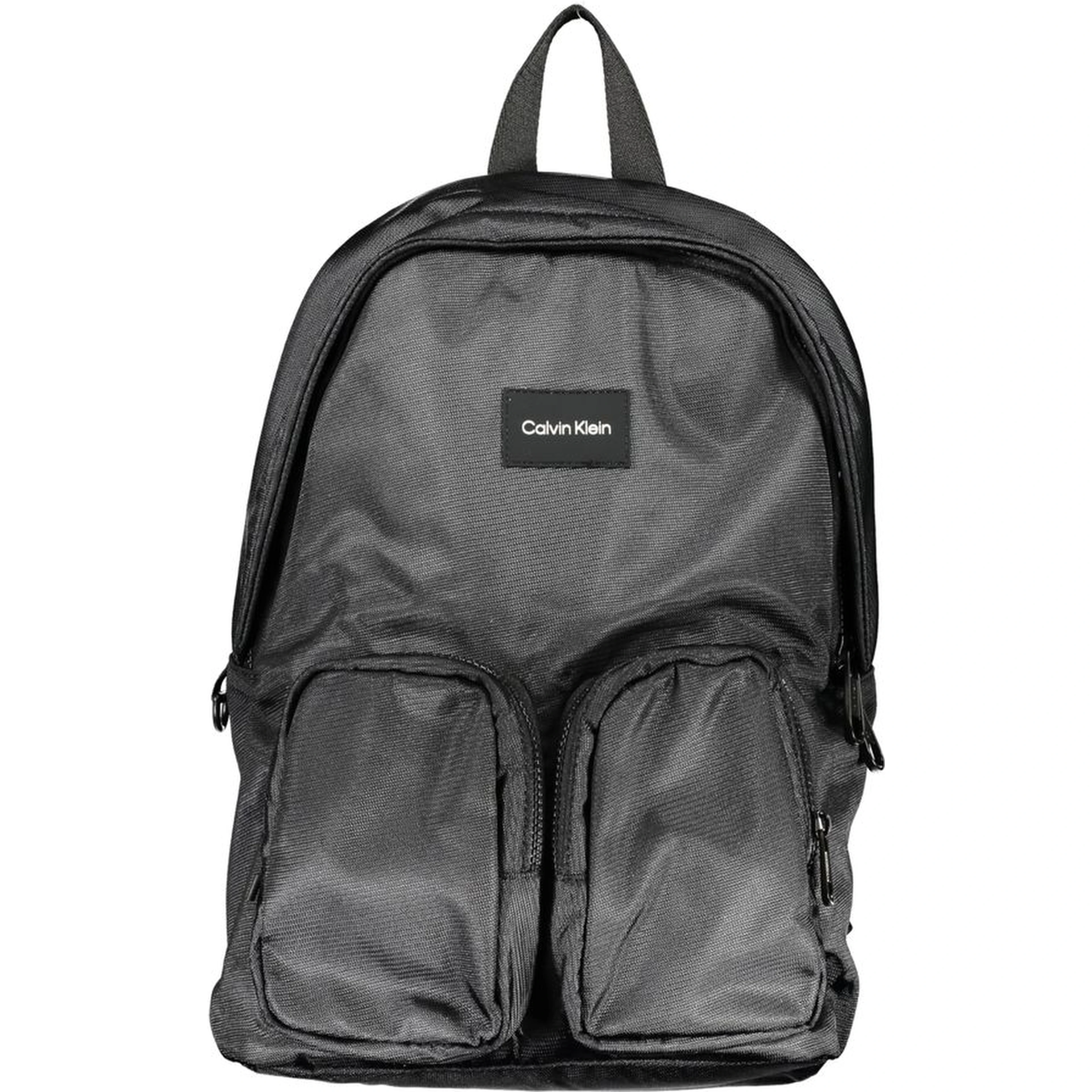 Black Polyester Backpack