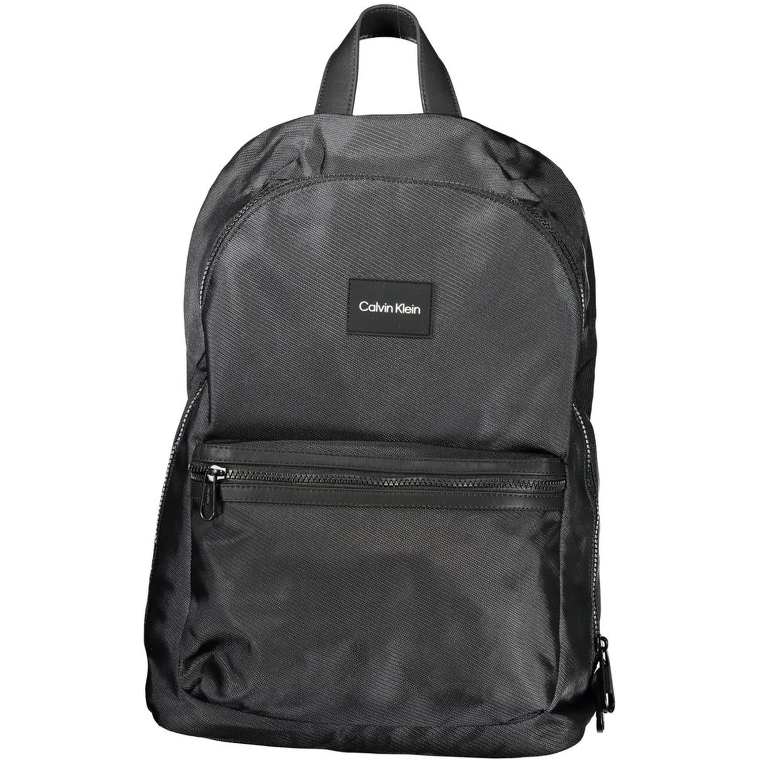 Black Polyester Backpack