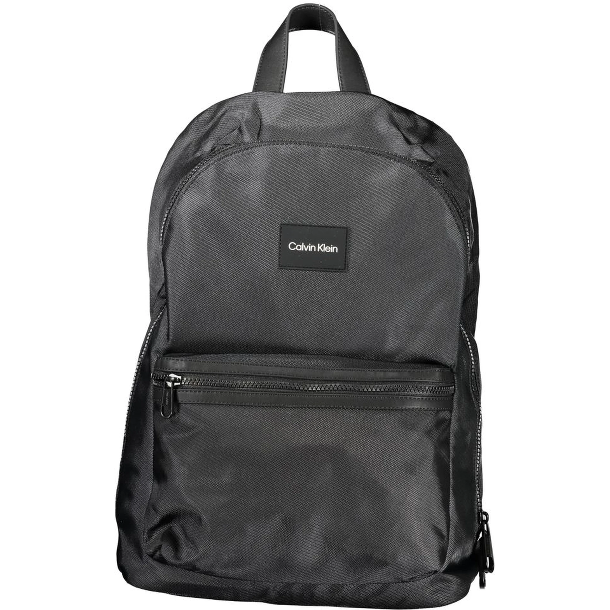 Black Polyester Backpack