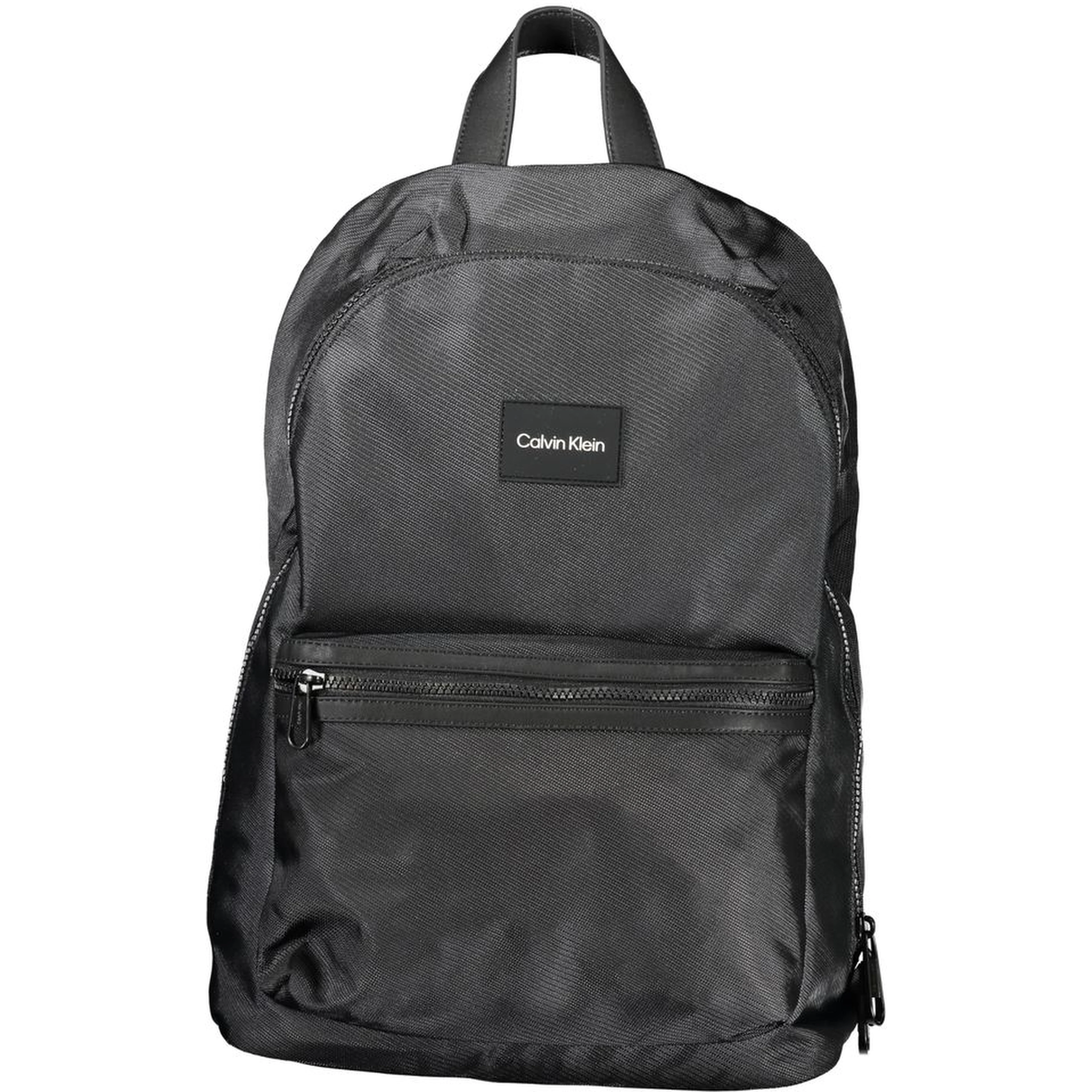 Black Polyester Backpack