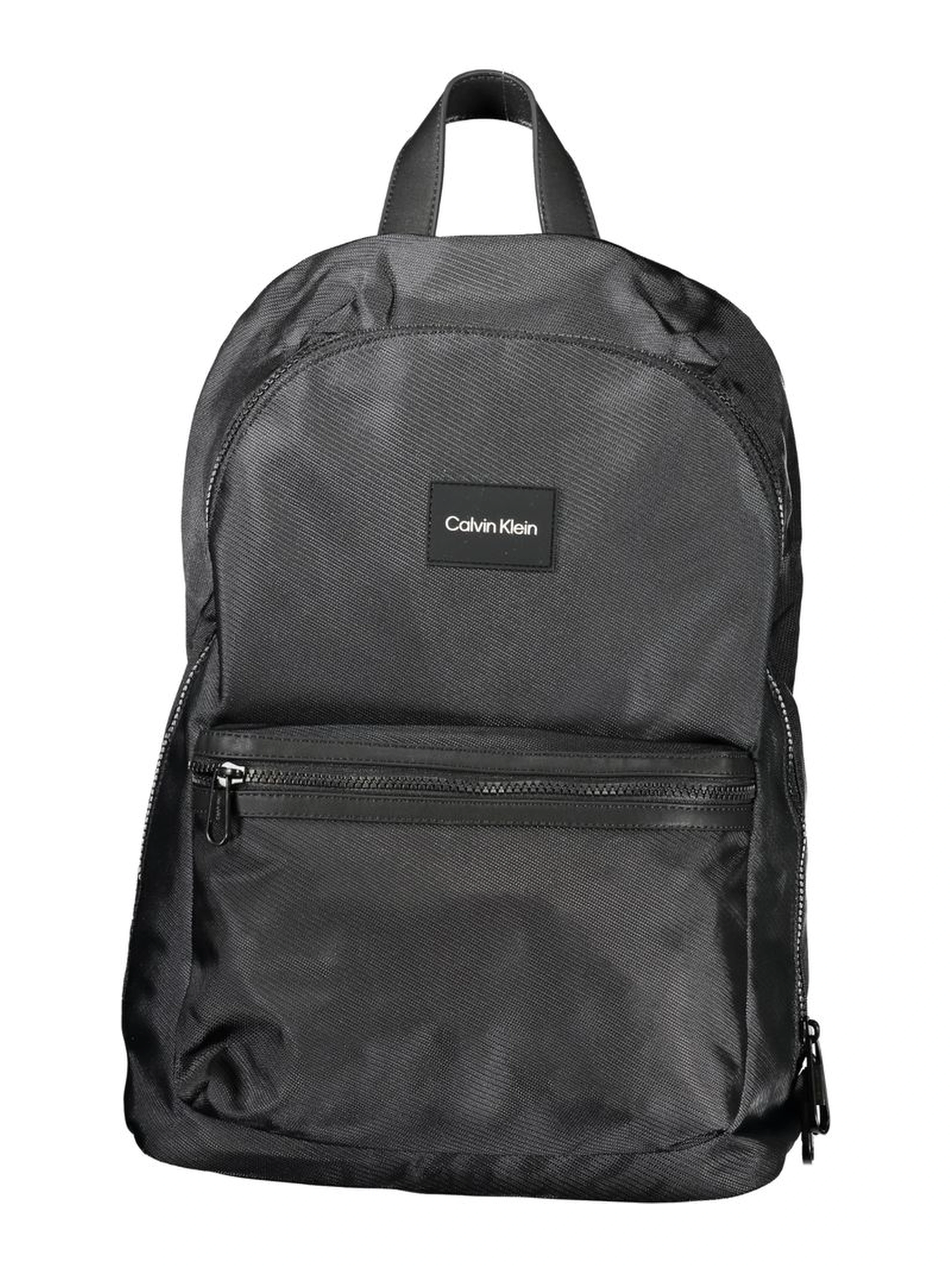 Black Polyester Backpack