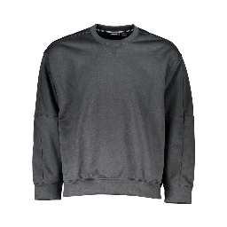 Black Polyester Men Sweater