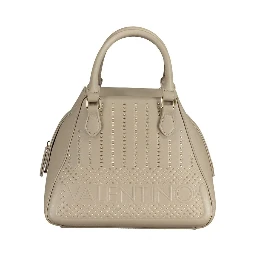Beige Polyethylene Handbag