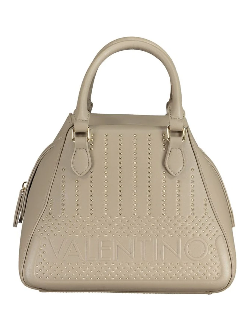 Beige Polyethylene Handbag