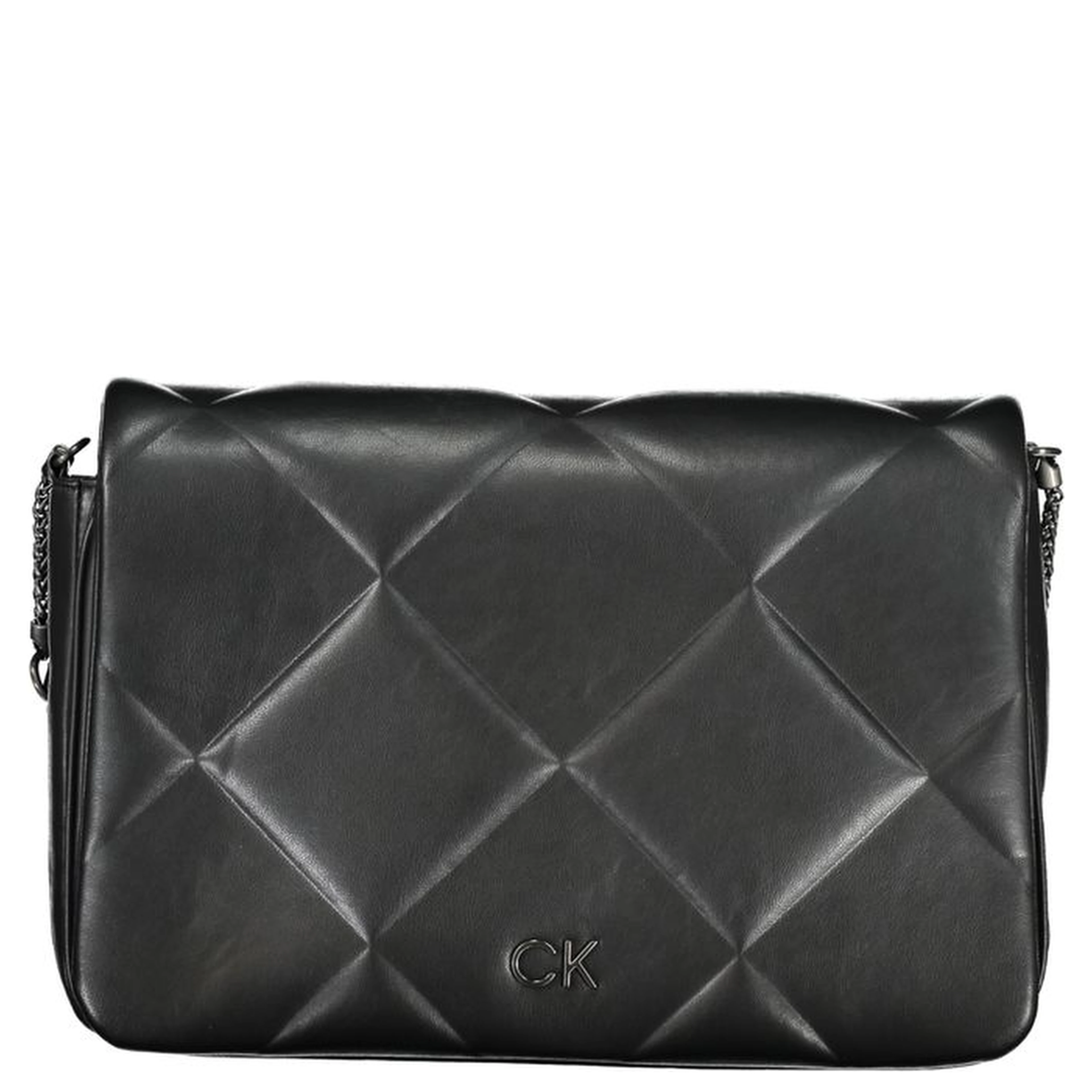 Black Polyester Handbag