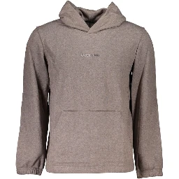 Brown Cotton Men Sweater