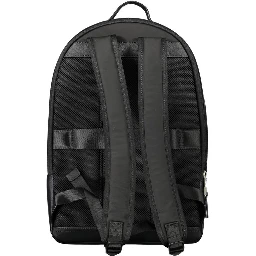 Black Polyester Backpack