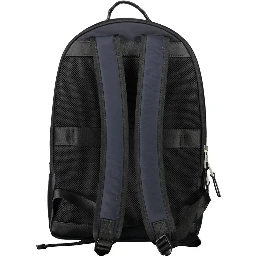 Blue Polyester Backpack