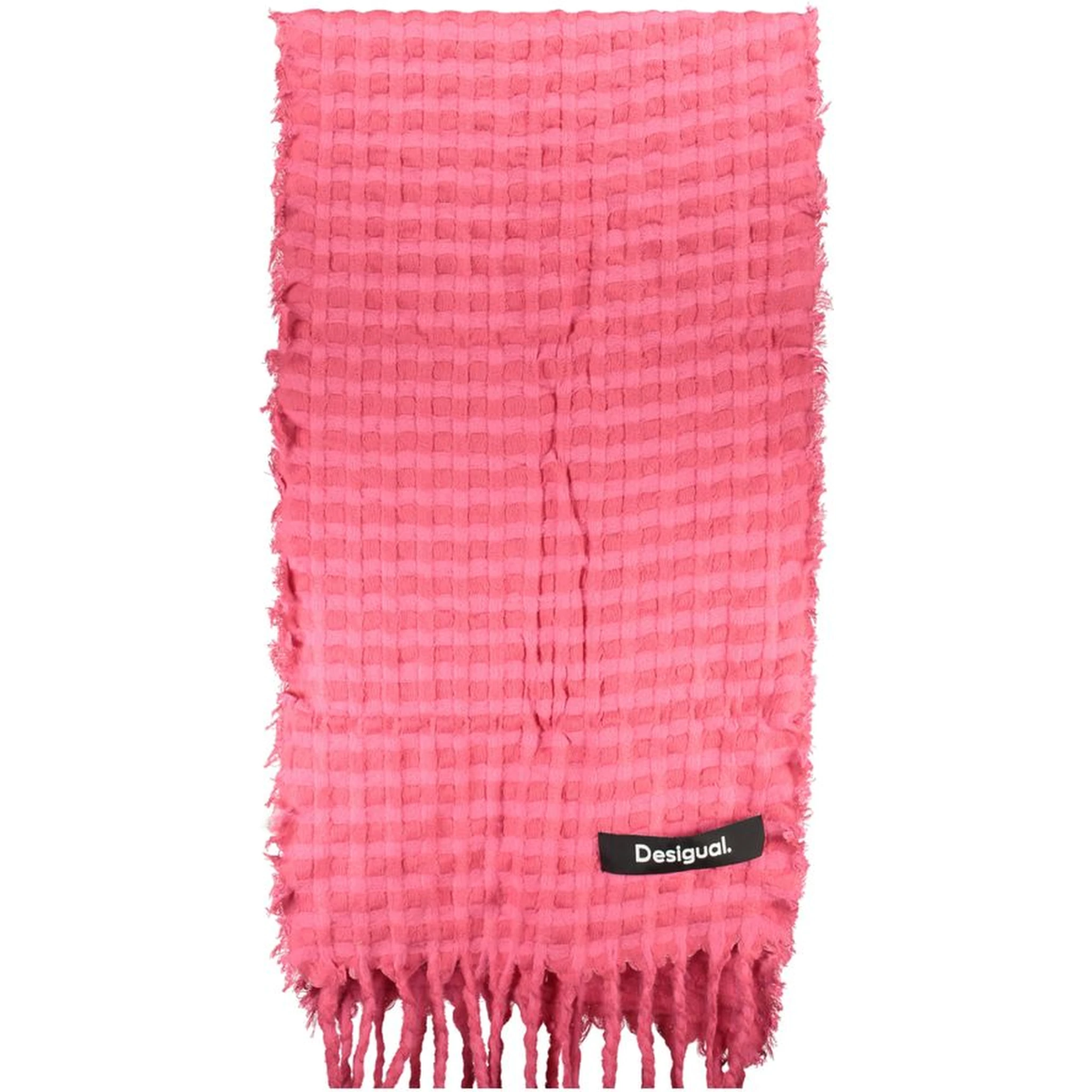Pink Polyester Scarf