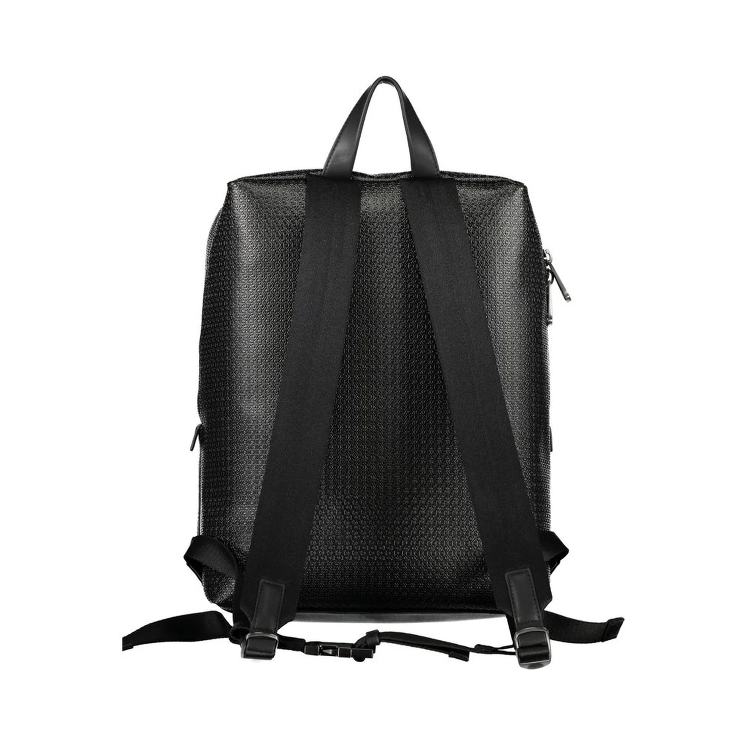 Black Polyester Backpack