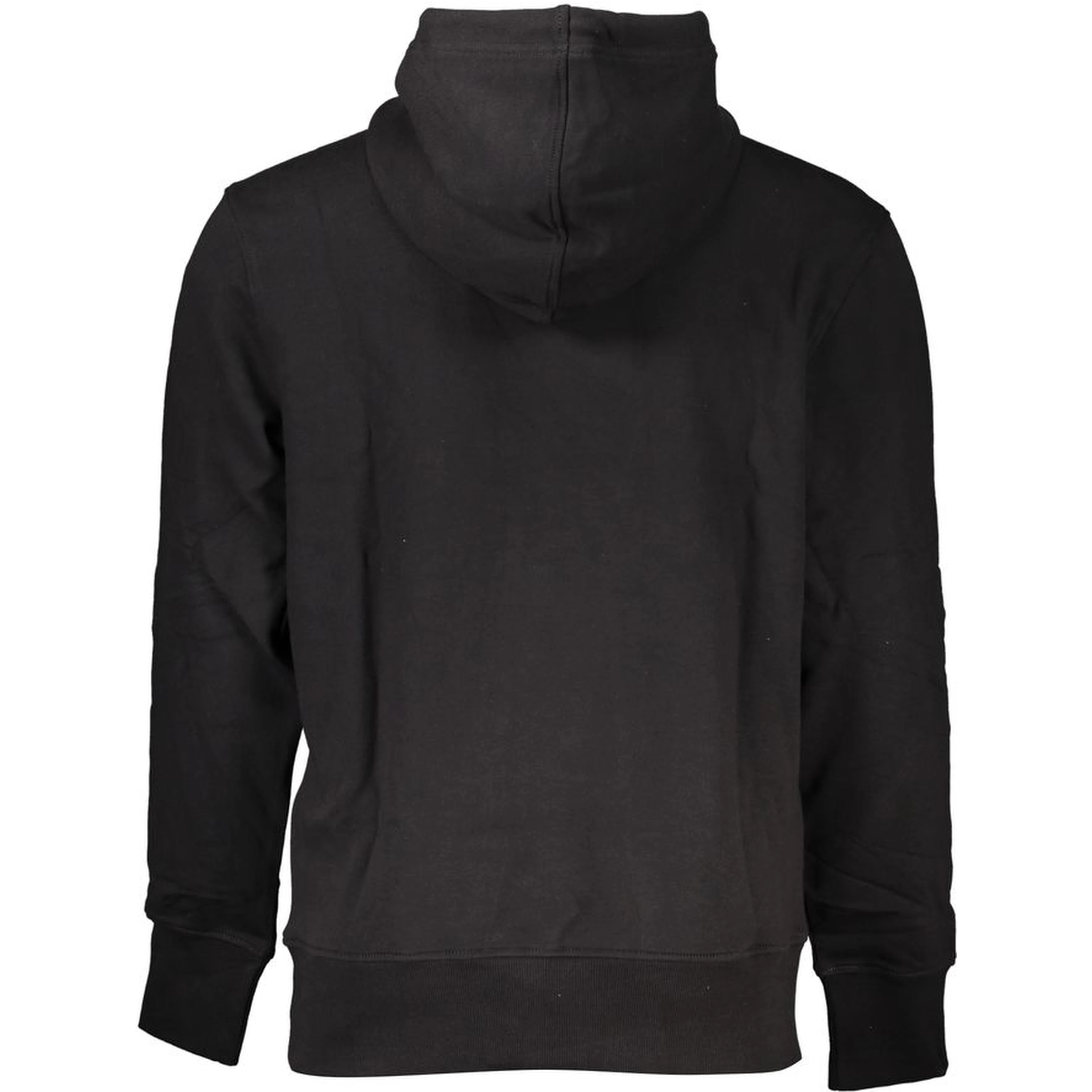 Black Cotton Men Sweater