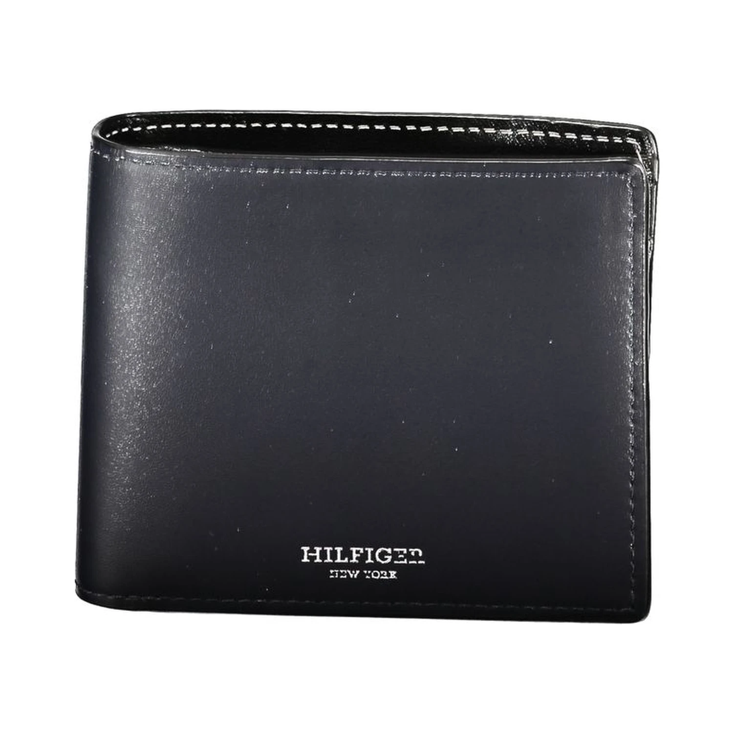 Blue Leather Men Wallet