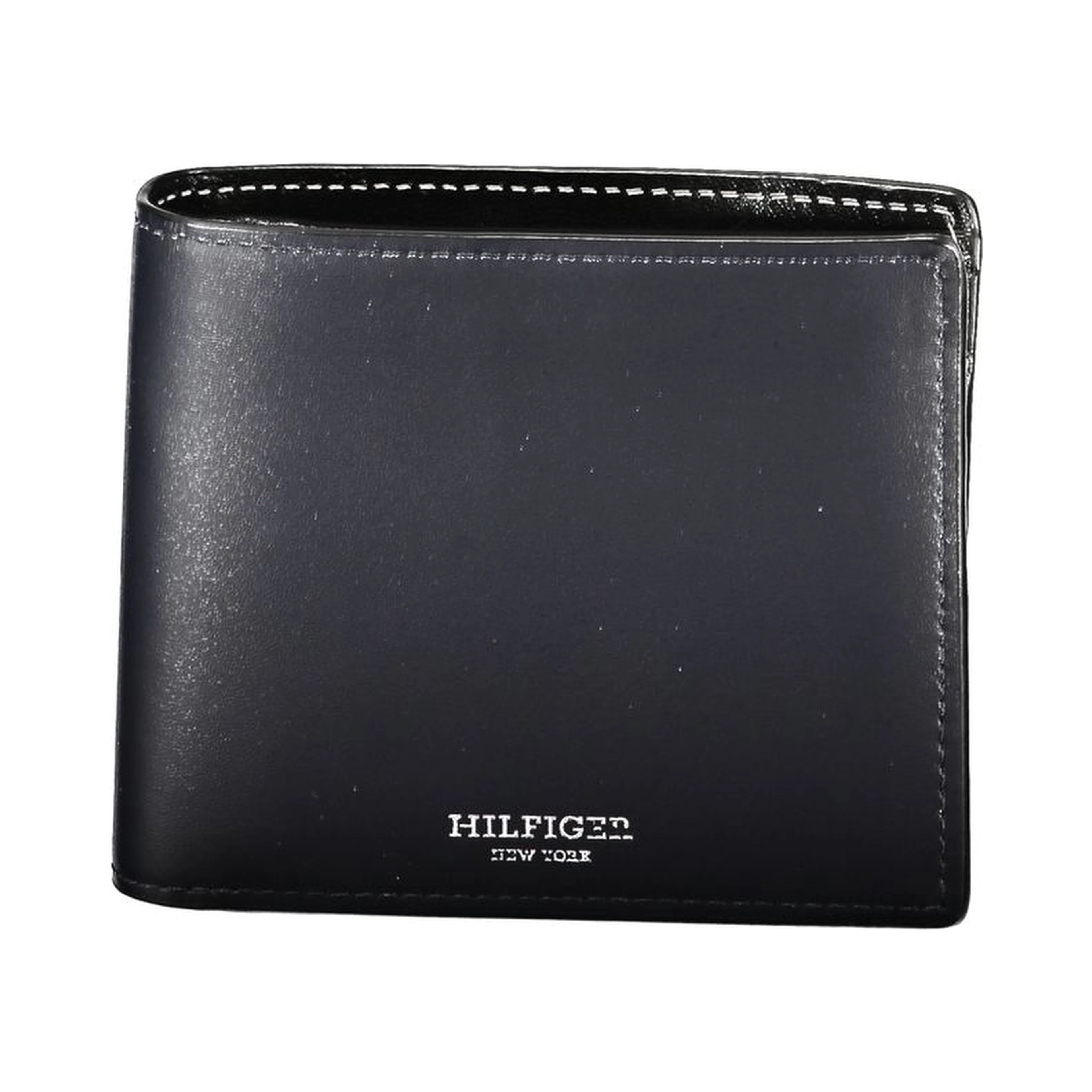 Blue Leather Men Wallet