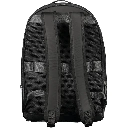 Black Polyester Backpack