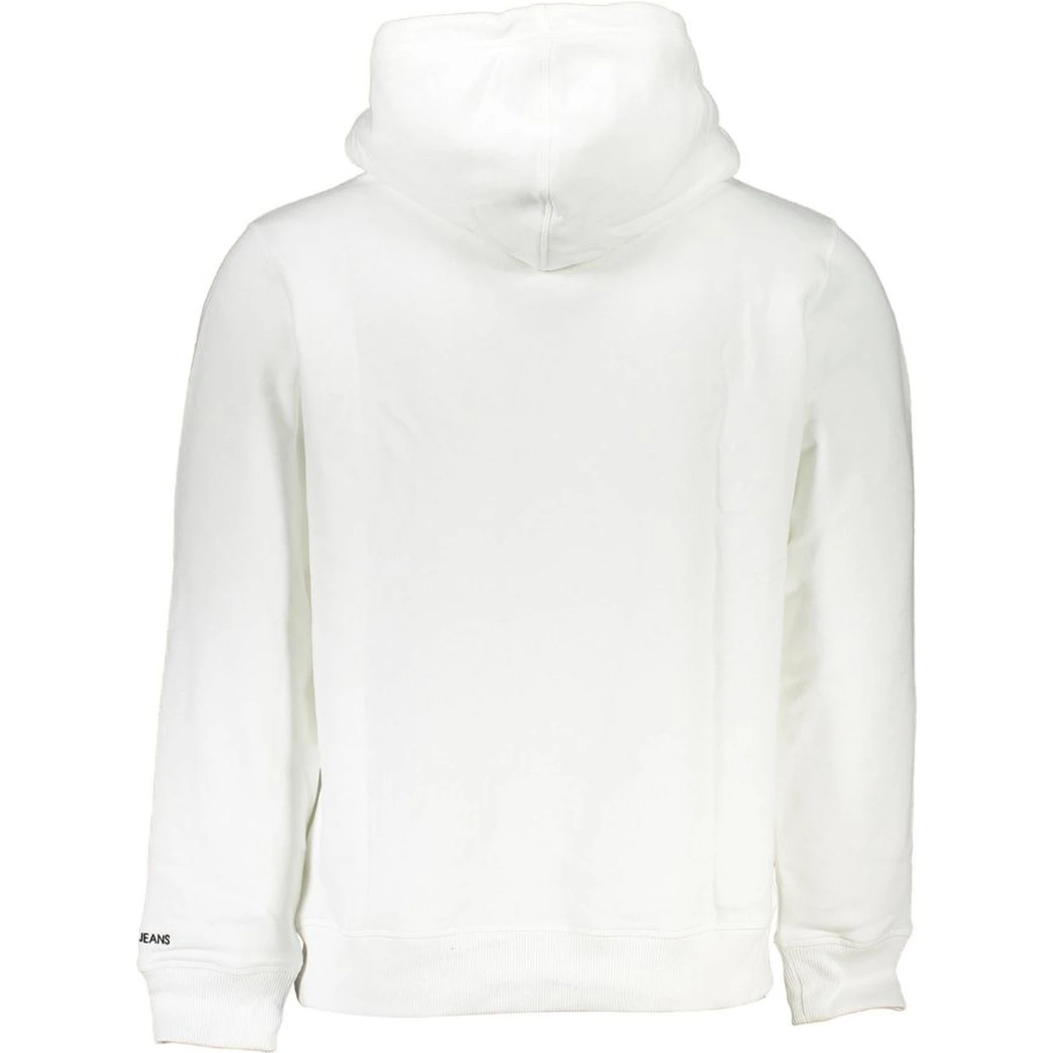 White Cotton Men's Hooded Sweater
