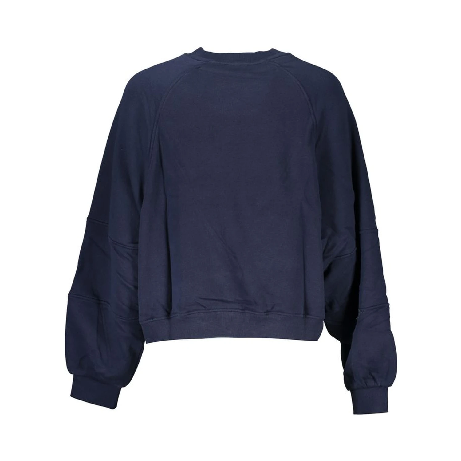 Blue Cotton Women Sweater