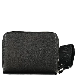 Black Polyester Wallet