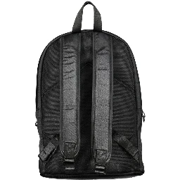 Black Polyester Backpack