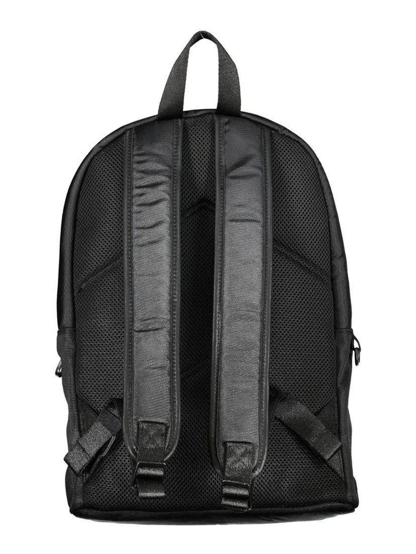 Black Polyester Backpack