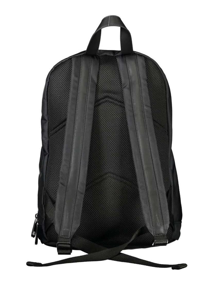 Black Polyester Backpack