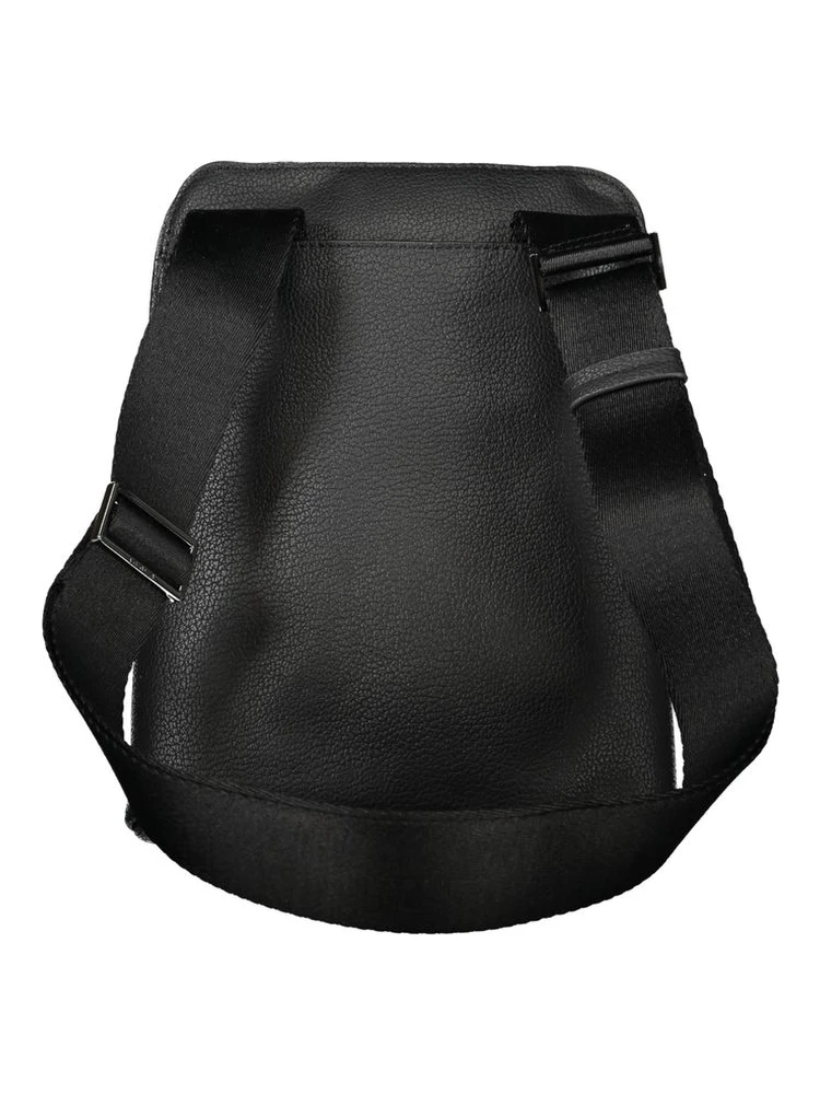 Black Polyurethane Men's Shoulder Bag alternative