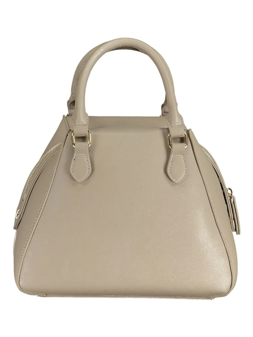 Beige Polyethylene Handbag