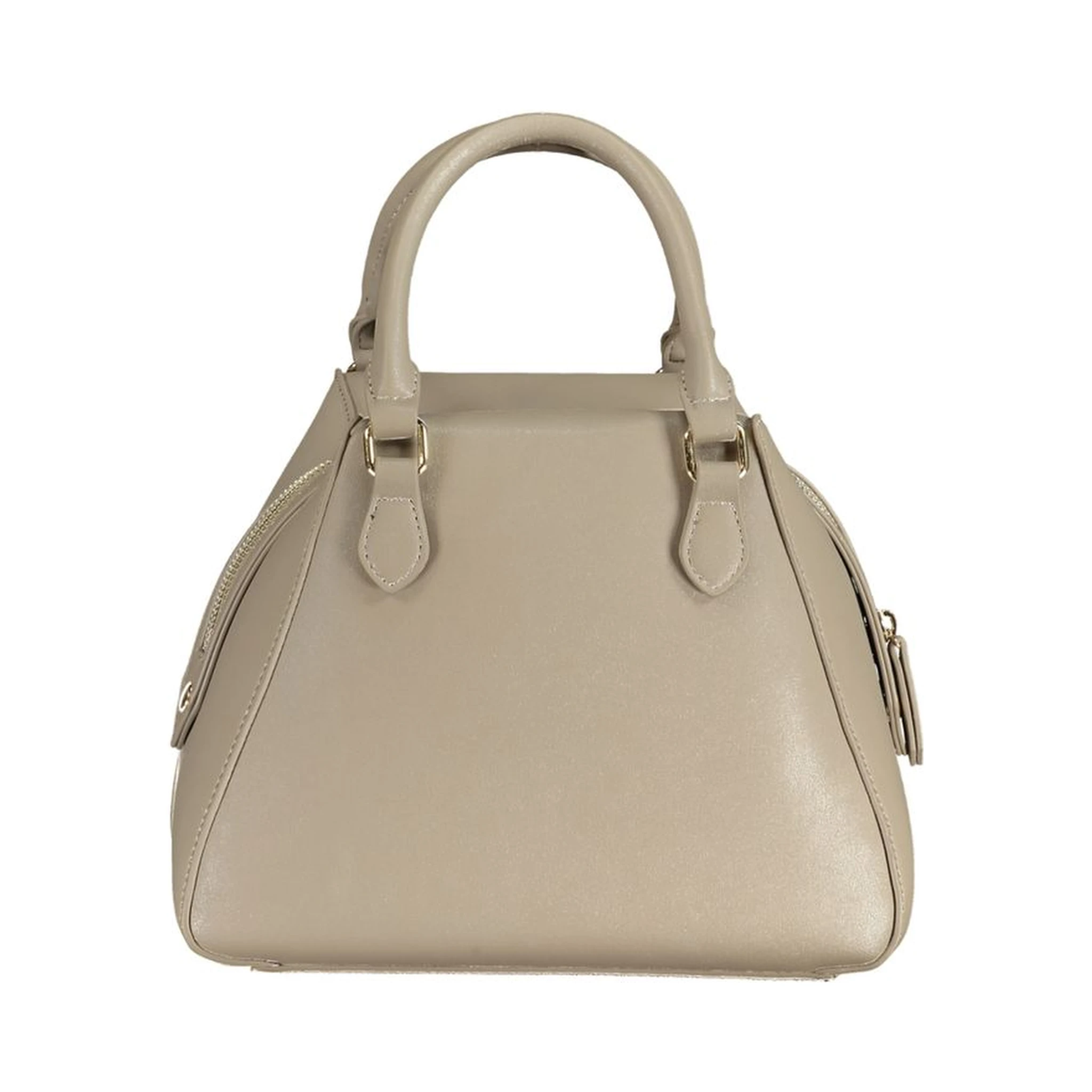 Beige Polyethylene Handbag