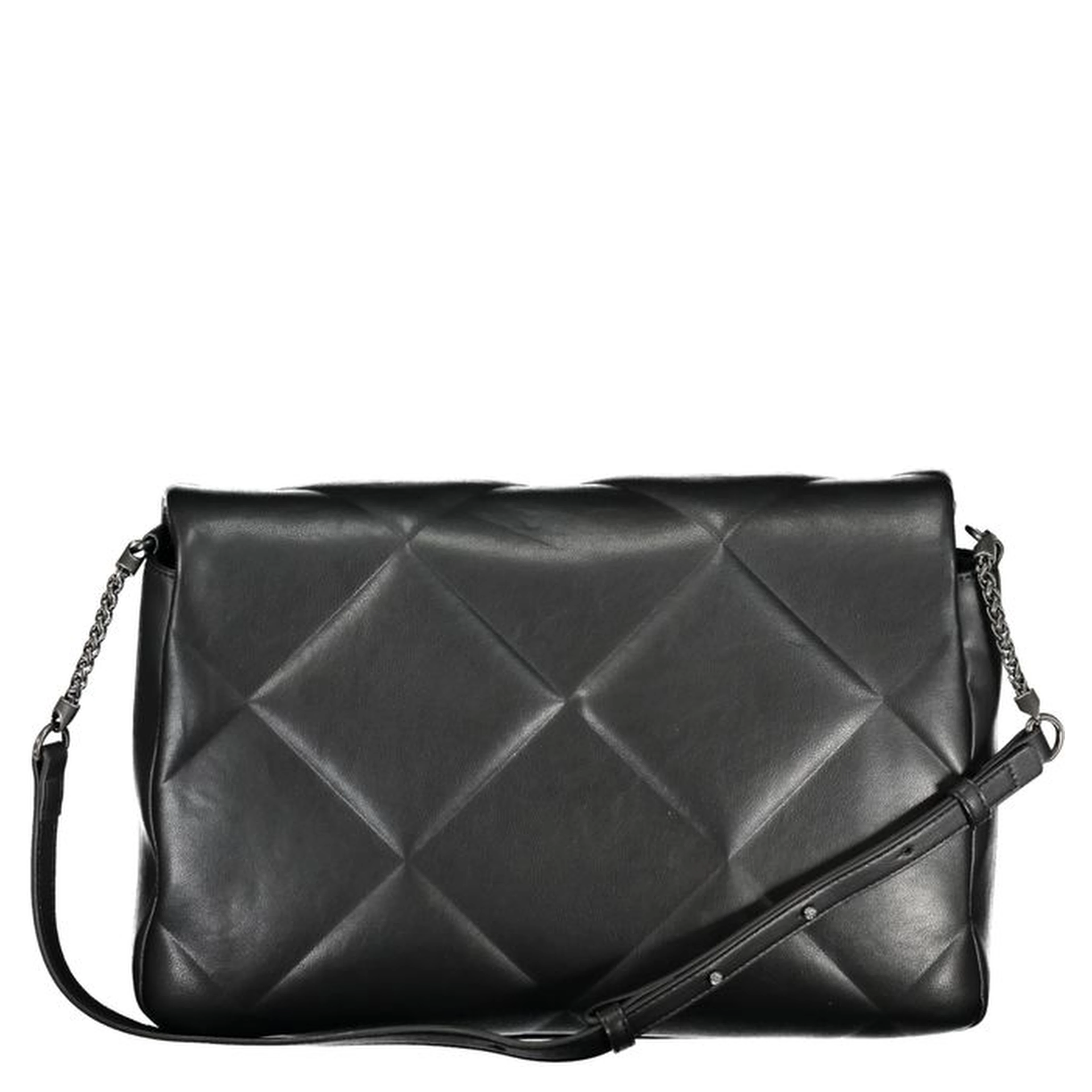 Black Polyester Handbag